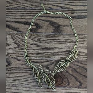 Leaf/Feather Statement necklace